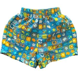 The Children’s Place Blue Green Orange Swim Trunks Size 6-9Mos